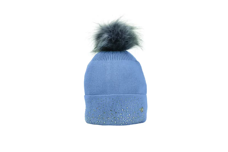 Hy Equestrian Synergy Diamante Bobble Hat - Riviera